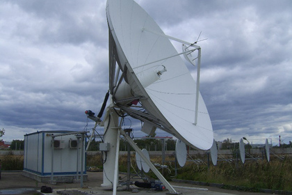 Сентябрь 2012 - Оснащение антенны 7.0 м Vertex RSI системой наведения