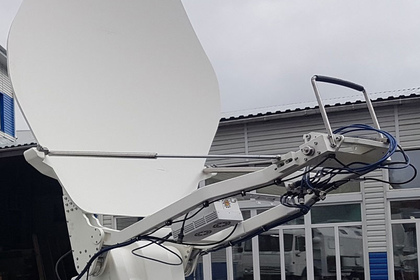 Июнь 2018 - поставка 2-х антенн SNG 1.5 м со сменными облучателями C и Ku-диапазонов