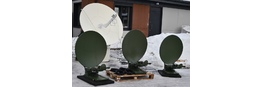 Декабрь 2023 – изготовление и поставка 6-ти комплексов 1.0 м Flyaway Ku-диапазона моторизованных